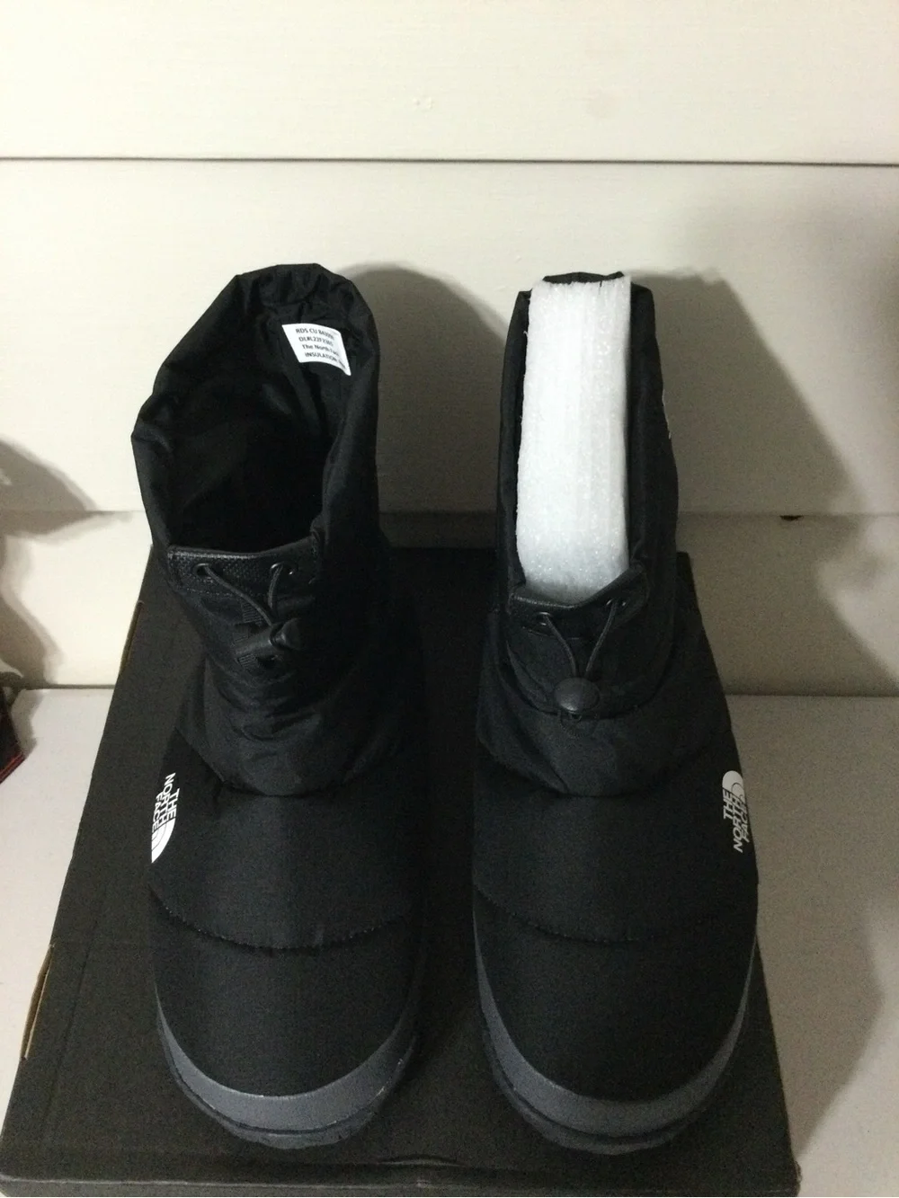 The North Face Black & Gray Insulated Booties